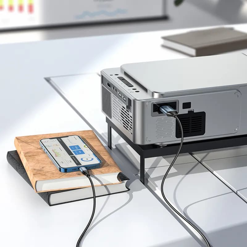 کابل تبدیل HDMI به Lightning هوکو مدل UA15 طول 2 متر — تصویر ۷