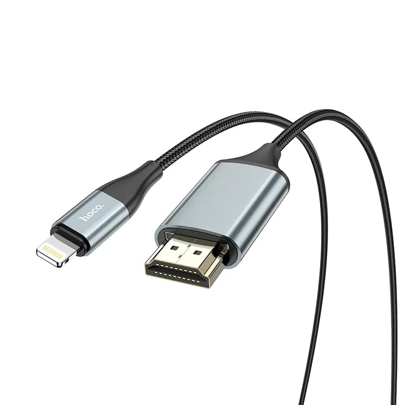 کابل تبدیل HDMI به Lightning هوکو مدل UA15 طول 2 متر — تصویر ۴