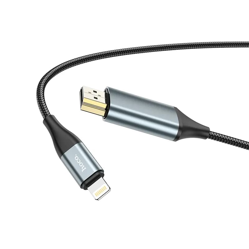 کابل تبدیل HDMI به Lightning هوکو مدل UA15 طول 2 متر — تصویر ۳
