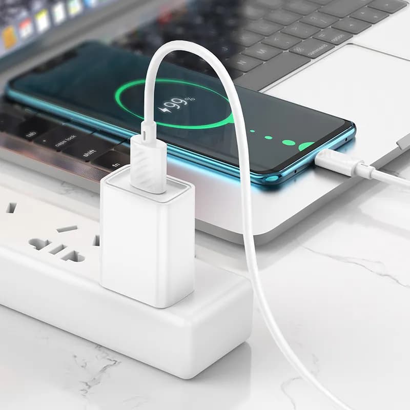 کابل شارژ USB-A به USB-C هوکو مدل X88 طول 1 متر — تصویر ۸
