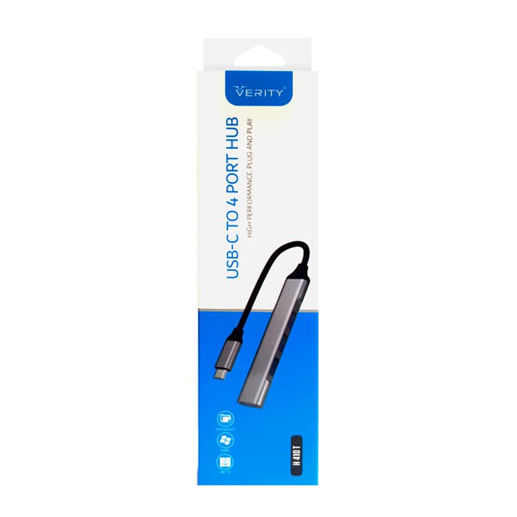 هاب 4 پورت تایپ سی USB3.0 وریتی مدل H410 — تصویر ۲