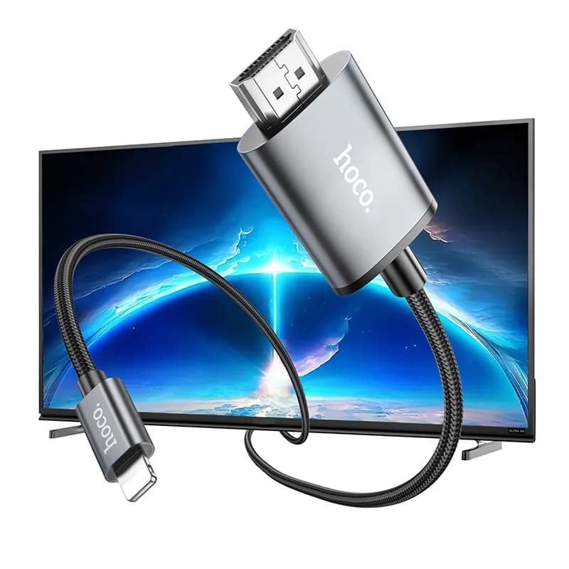 کابل تبدیل HDTV به Lightning هوکو مدل UA27 طول 2 متر — تصویر ۶