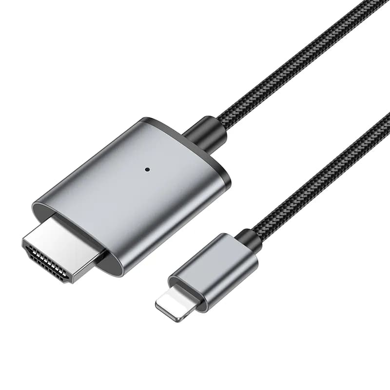 کابل تبدیل HDTV به Lightning هوکو مدل UA27 طول 2 متر — تصویر ۵
