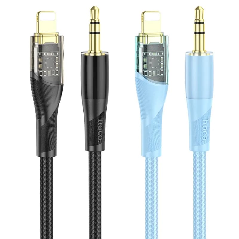 کابل صوتی Lightning TO AUX هوکو مدل UPA25 طول 1 متر