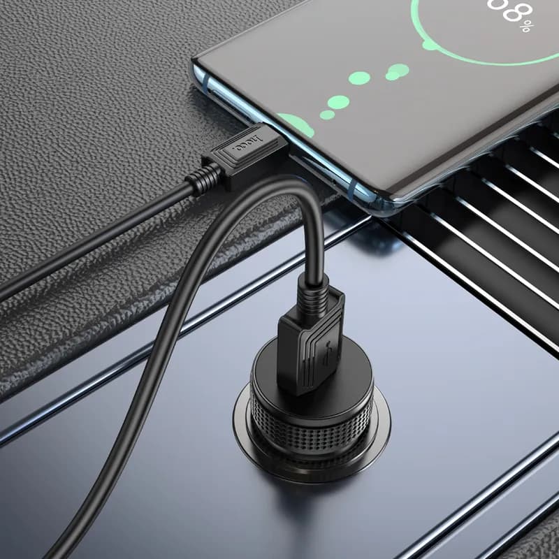 شارژر فندکی 18 وات هوکو مدل Z49A USB — تصویر ۸