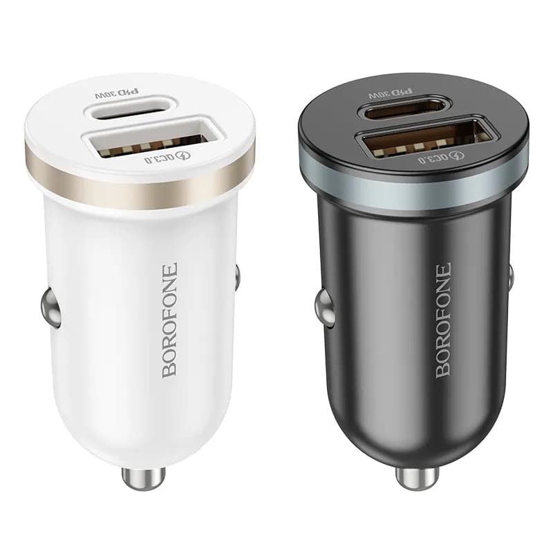 شارژر فندکی 30 وات بروفون مدل BZ22 USB
