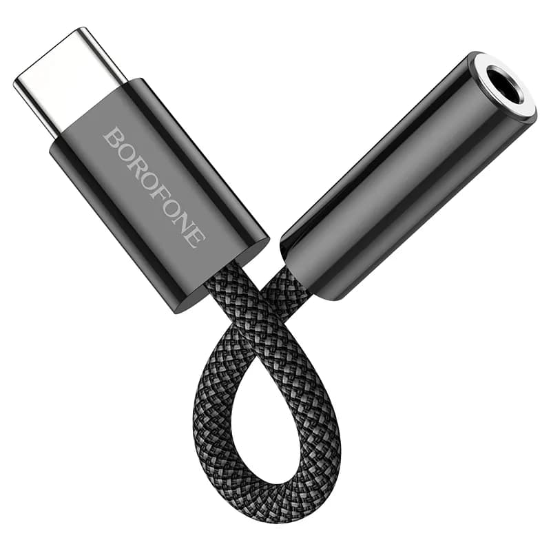 مبدل OTG جک USB-C TO AUX 3.5mm بروفون مدل BV15 — تصویر ۳