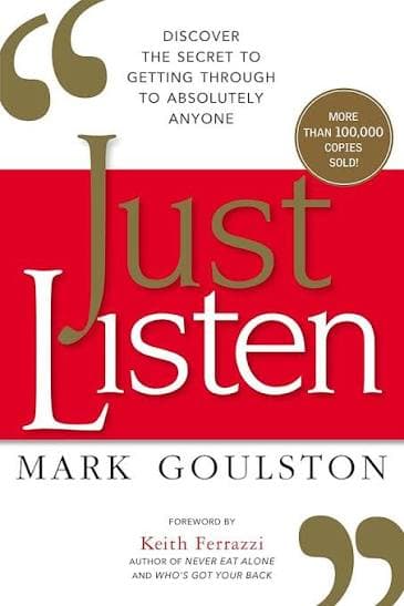 کتاب Just Listen (فقط گوش کن) نسخه انگلیسی PDF | مارک گولستون — تصویر ۴