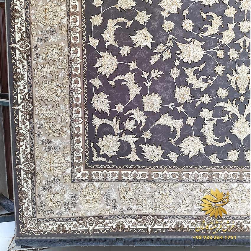 فرش 1200 شانه گلبرجسته افشان تیانا دلفینی — تصویر ۵