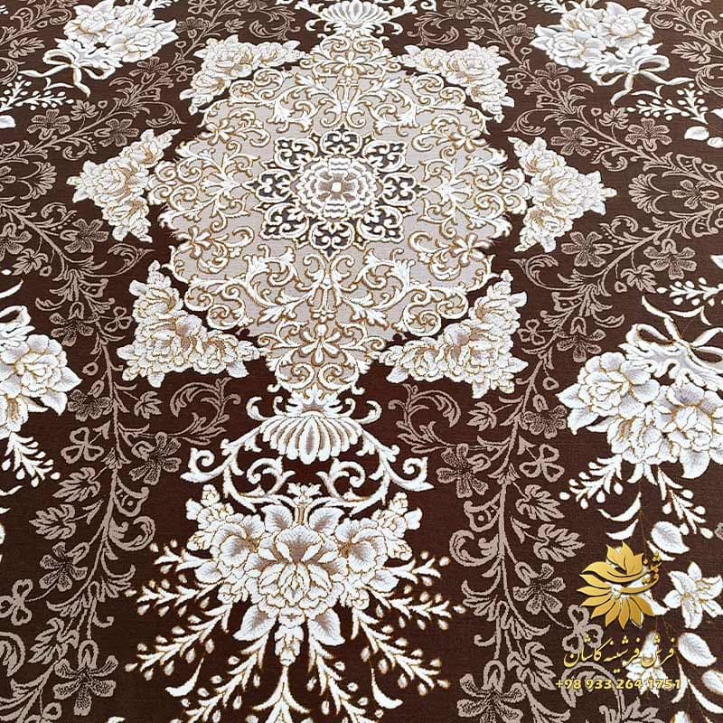 فرش شکلاتی طرح سوگل 1200 شانه — تصویر ۴