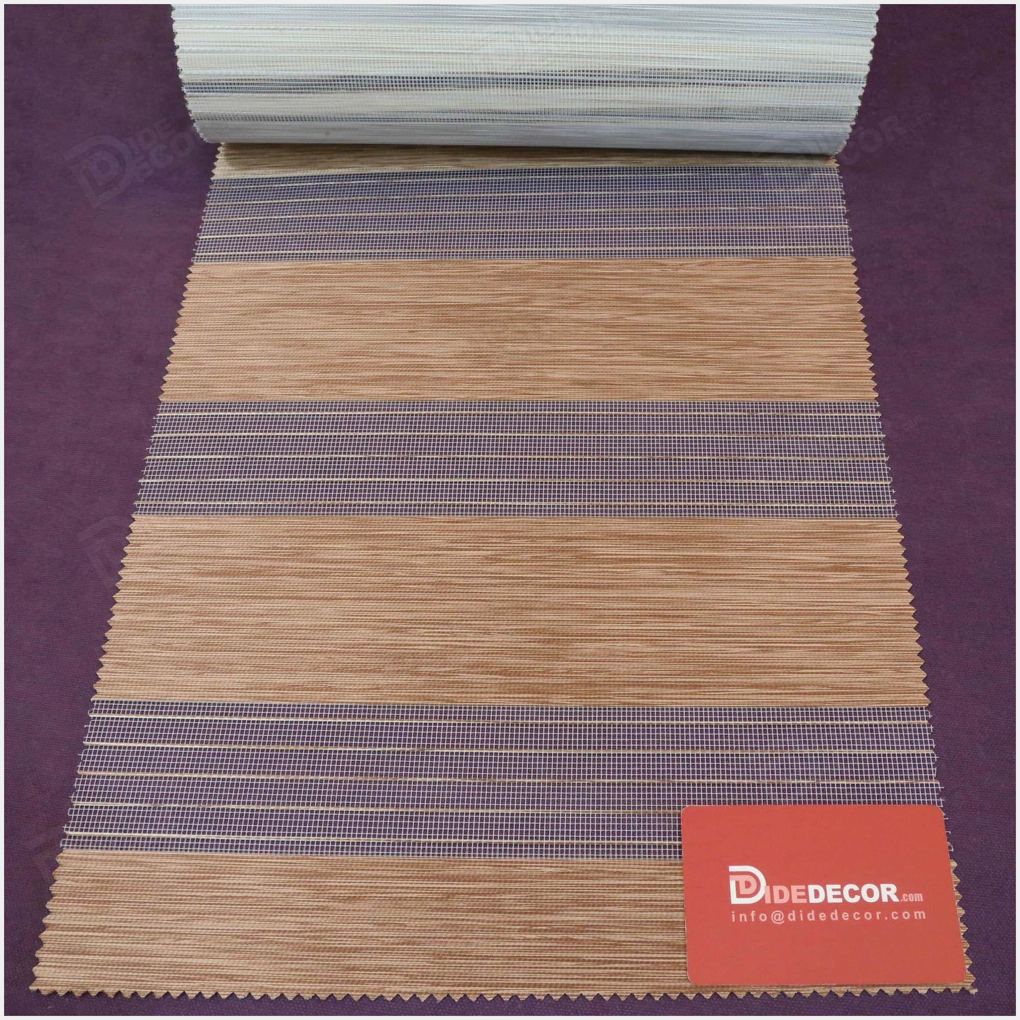 پرده زبرا طرح چوب کرم خاکی کد B-2003-03