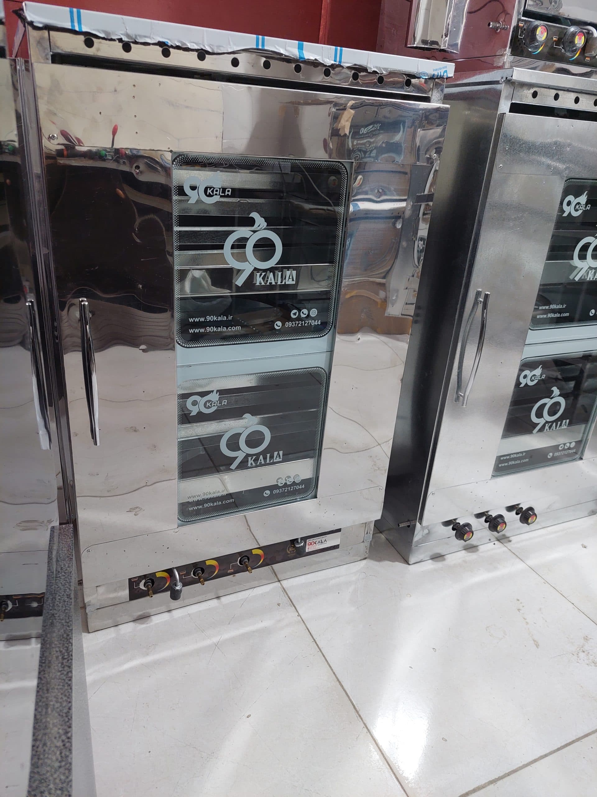 تنورگازی استیل 10سینی دوچدن 50 (کد611)
