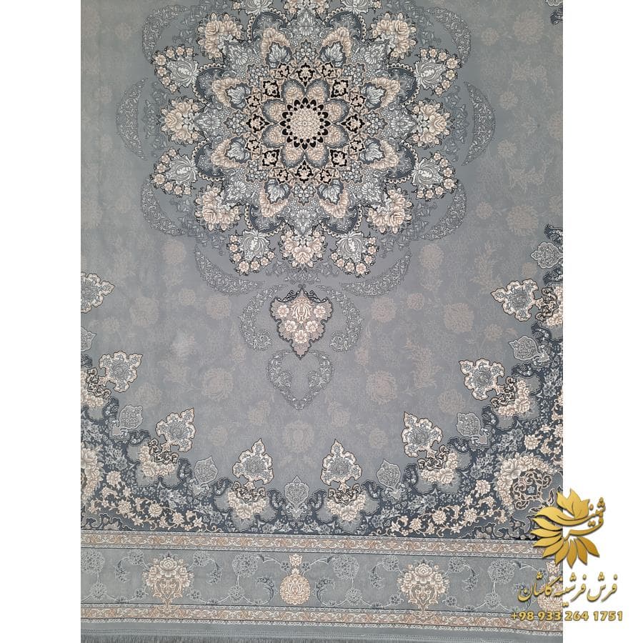 گلرخ نقره ای 700 شانه طلاکوب طرح دست بافت — تصویر ۴