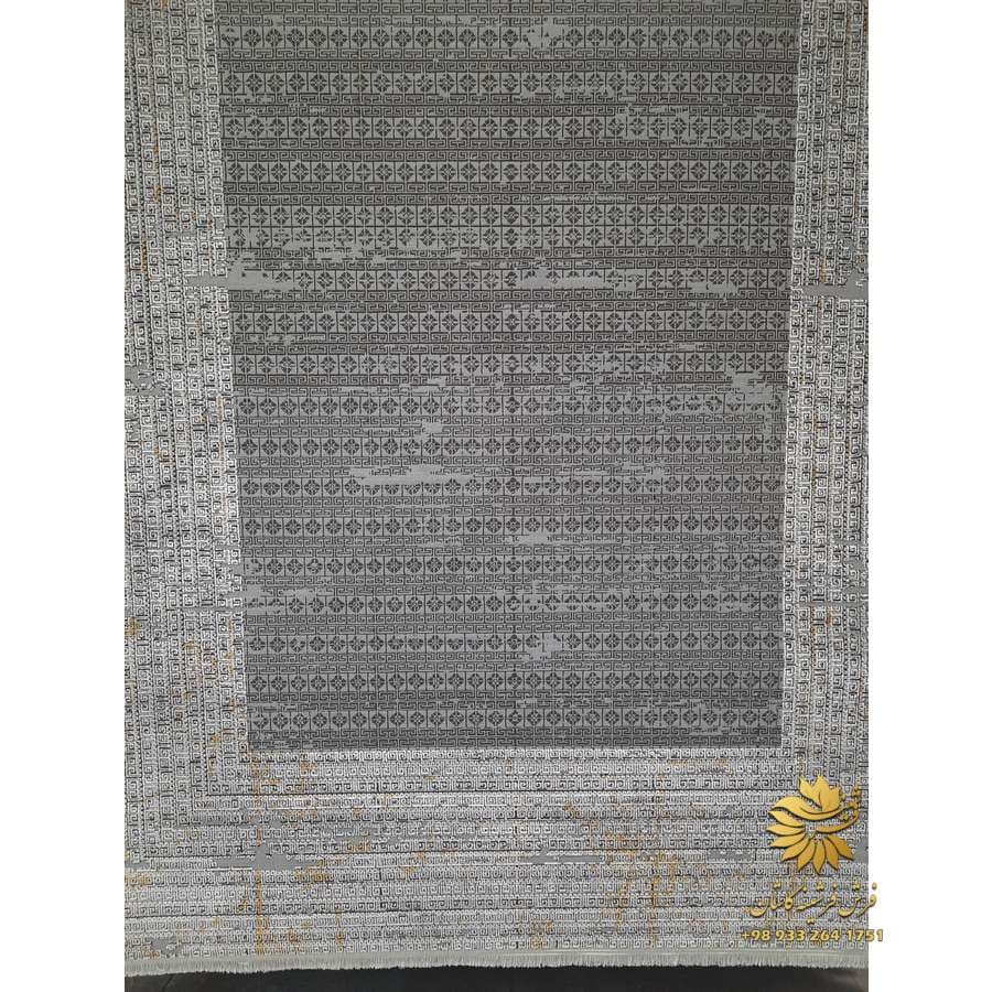 فرش طوسی جدید کد s41146n — تصویر ۳