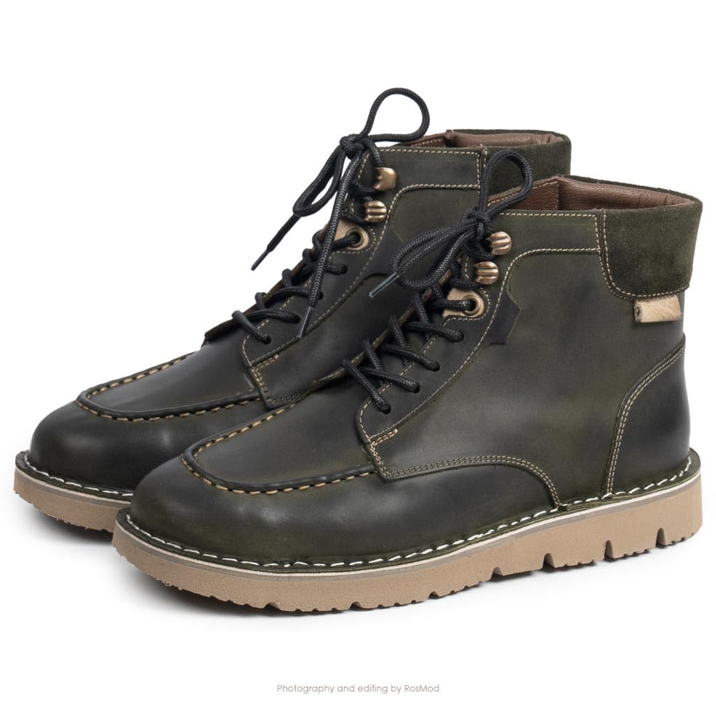 بوت هانگر 3 گازولین یشمی کریزی هورس – GAAZOLIN Hangar 3 Boots Cloudy Green C — تصویر ۳