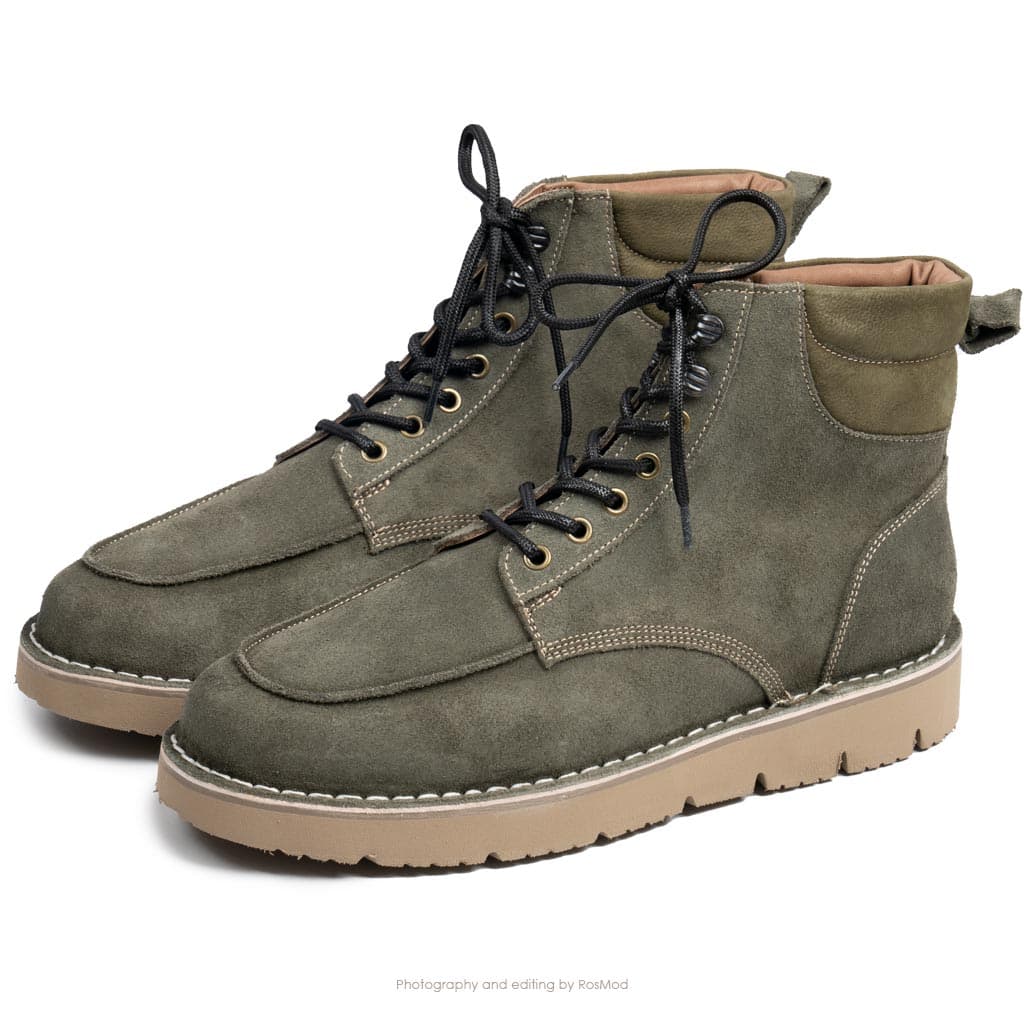 بوت هانگر گازولین سبز بی فروغ جیر – GAAZOLIN Hangar Boots Grass Bud S — تصویر ۳