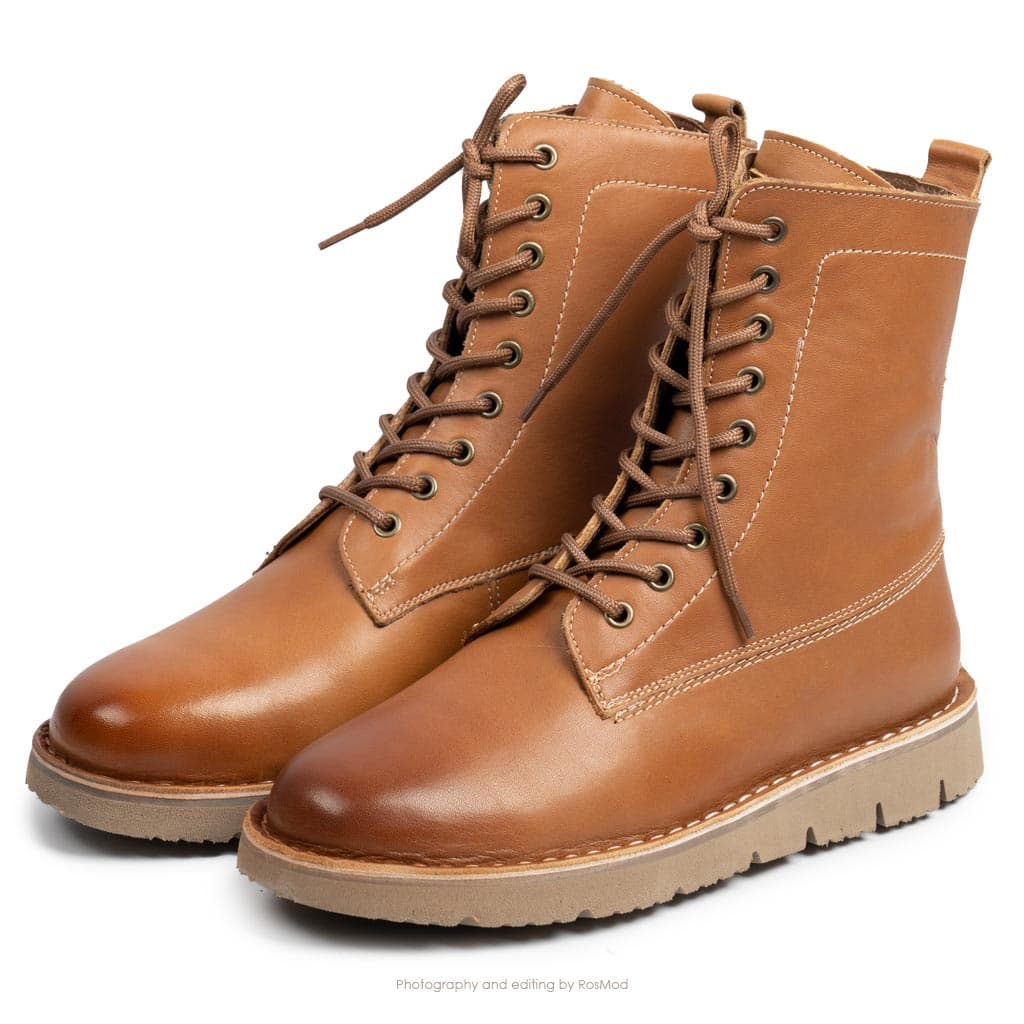 بوت پارتیزان گازولین شتری شِبرو – GAAZOLIN Partisan Boots Secret Medal W — تصویر ۳