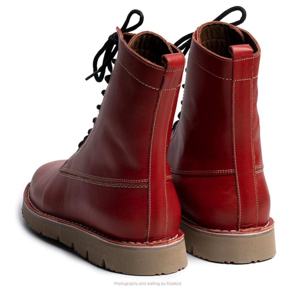 بوت پارتیزان گازولین آلبالویی شِبرو – GAAZOLIN Partisan Boots Cherry Militia W — تصویر ۴