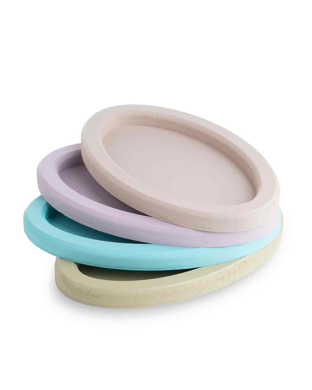 سینی MDF بیضی متوسط (در 6 رنگ)
