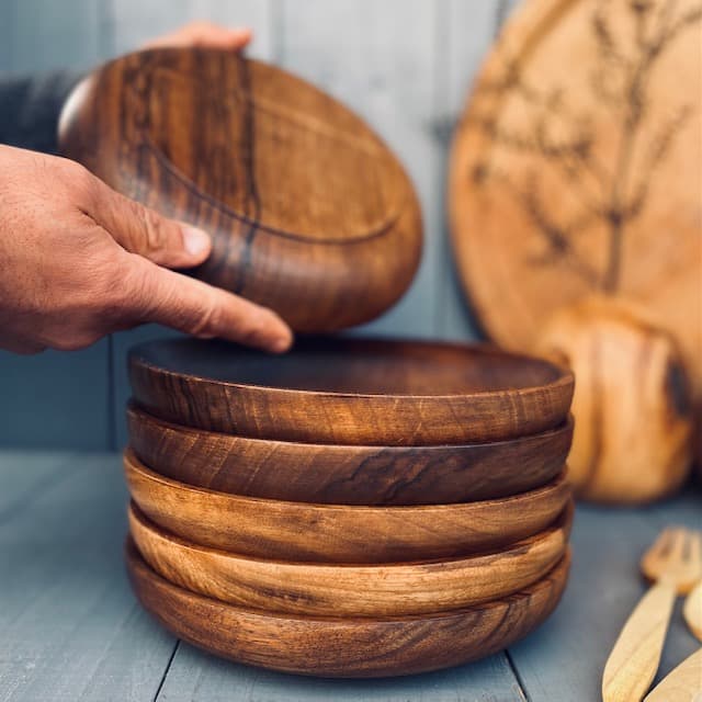 پیش دستی چوبی کد 400102 — تصویر ۲