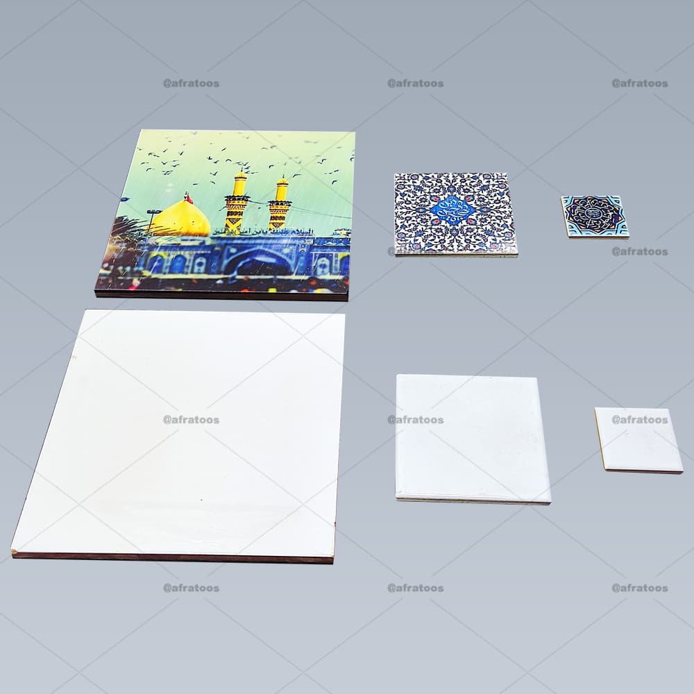 کاشی سرامیکی با طرح عاشقان شهادت کد 1260 — تصویر ۲