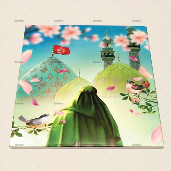 کاشی سرامیکی مذهبی با عکس جمکران کد 960