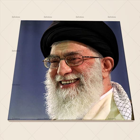 کاشی سرامیکی با عکس رهبر انقلاب کد 450