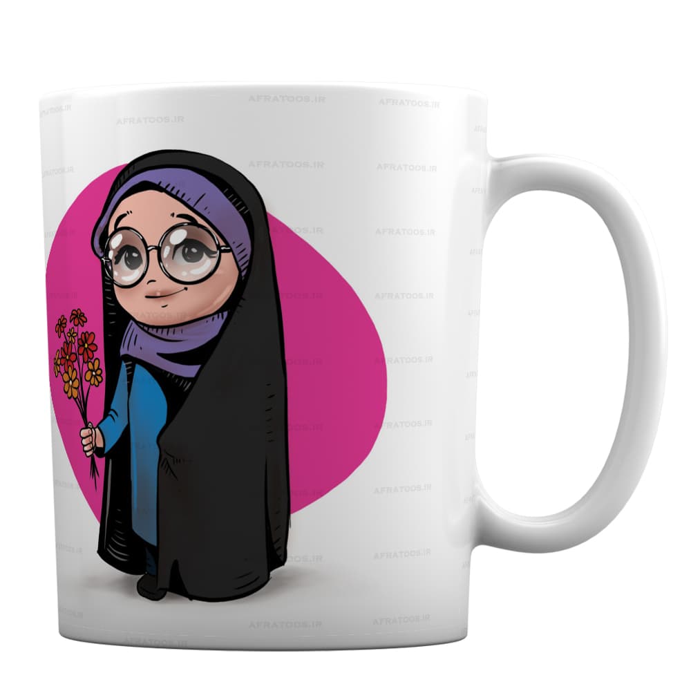 لیوان فانتزی برای روز دختر کد 220