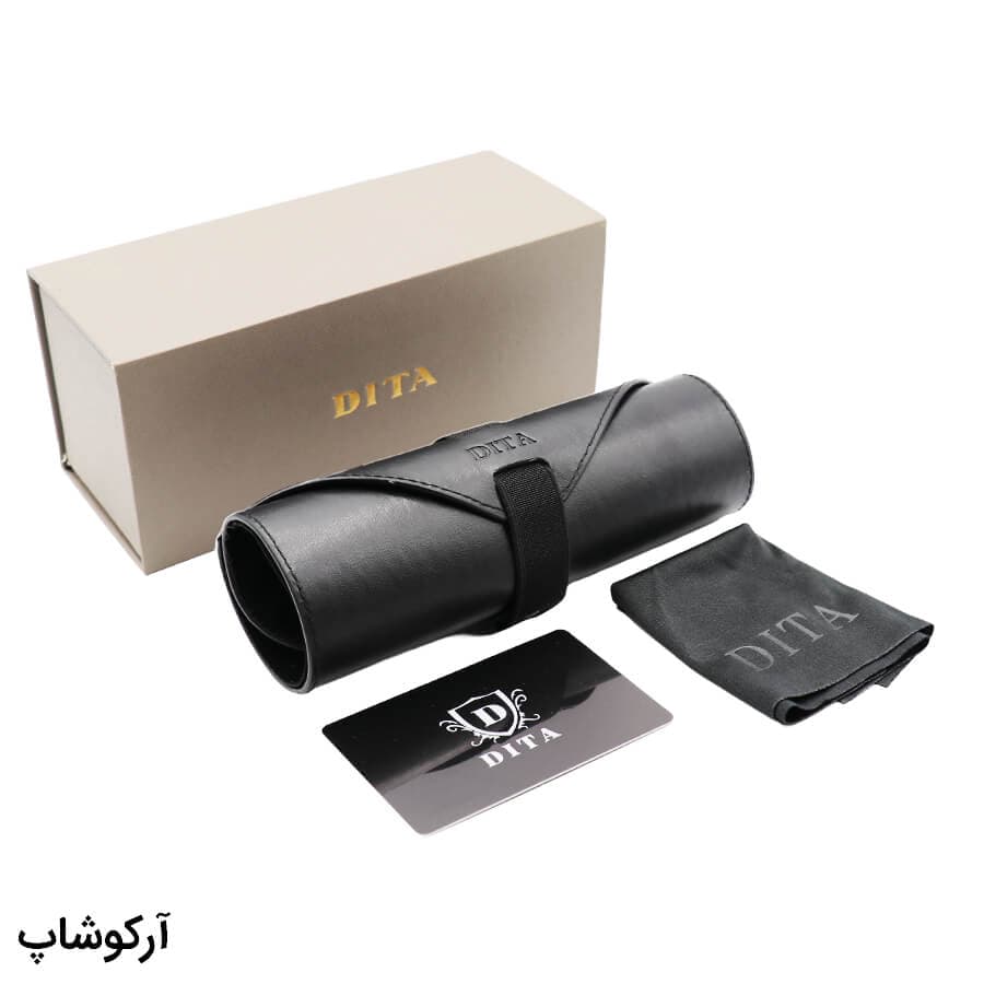پک و قاب اورجینال عینک برند دیتا Dita با تمام تجهیزات مدل 992651