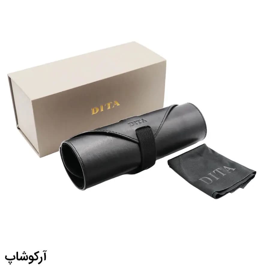 پک و قاب اورجینال عینک برند دیتا (DITA) با تمام تجهیزات مدل 992651-1