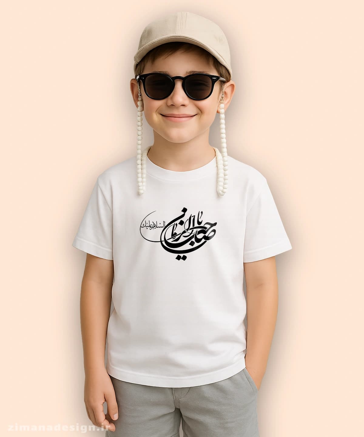 تیشرت بچگانه مذهبی طرح السلام علیک یا صاحب الزمان کد 589