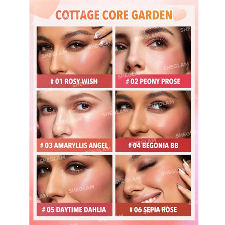 پالت رژ گونه Sheglam مدل Flush Crush — تصویر ۴
