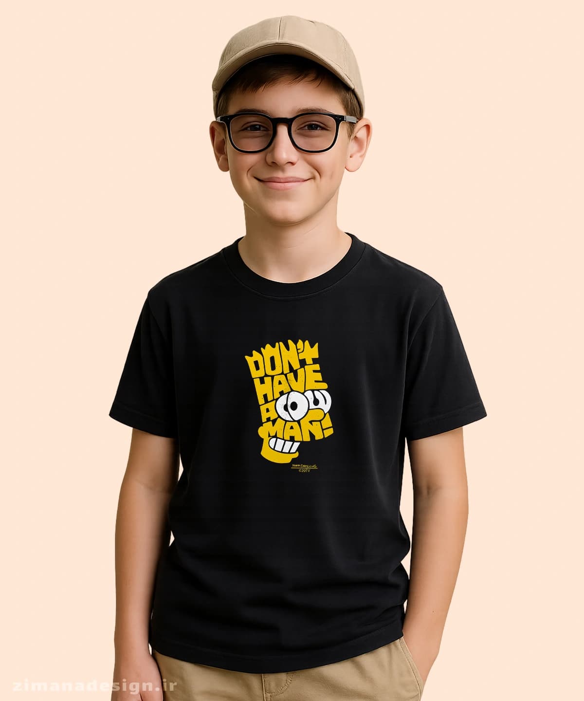 تیشرت بچگانه سیمپسون ها طرح Don’t Have a Cow Graphic Tee