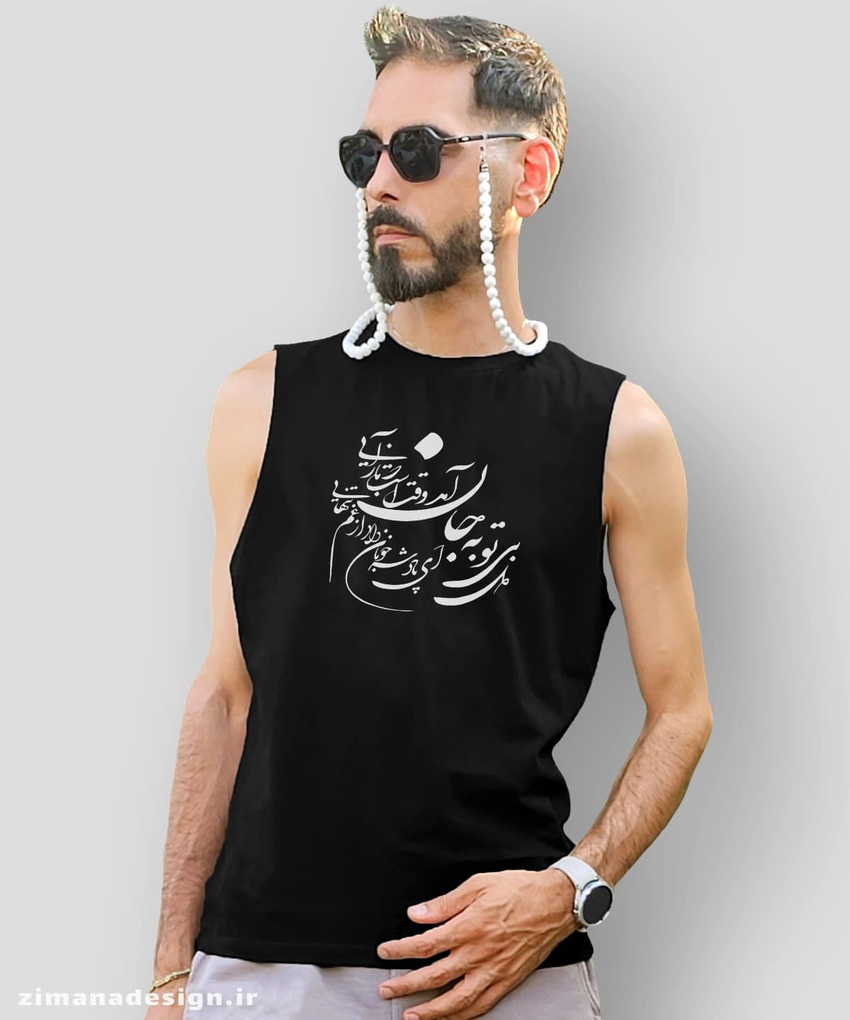 تاپ مردانه و زنانه تایپوگرافی طرح ای پادشه خوبان داد از غم تنهایی دل بی تو به جان آمد وقت است که بازآیی — تصویر ۲