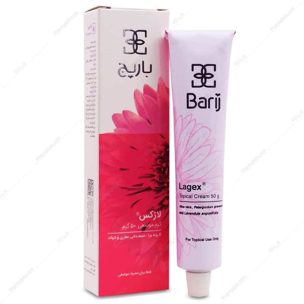 کرم موضعی لاژکس (سوختگی) باریج اسانس 50g