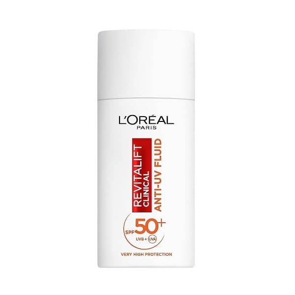 ضد آفتاب فلوئیدی لورال L’Oréal مدل رویتالیفت کلینیکال Revitalift Clinical حاوی ویتامین سی حجم 50 میل اصل | مناسب انواع پوست — تصویر ۳