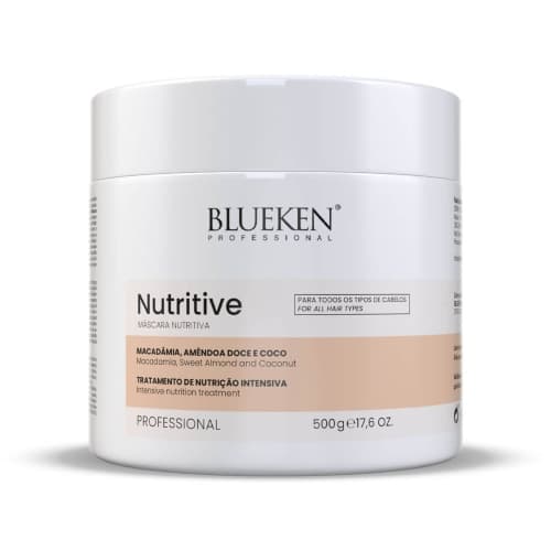 ماسک موی نوترتیو روغن آرگان Nutritive برند بلوکن Blueken حجم 500 گرم اصل
