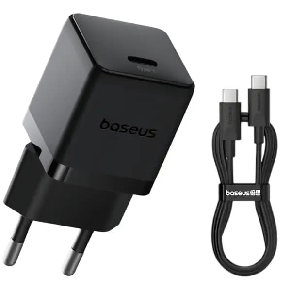 شارژر دیواری سریع 20 وات با کابل 1 متری بیسوس مدل Baseus Palm Suit 20W