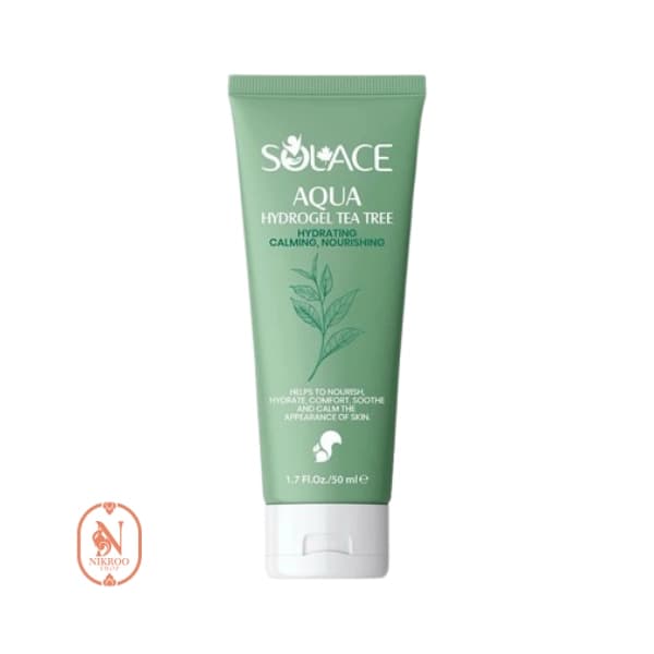 ژل کرم آبرسان حاوی عصاره درخت چای مناسب پوست چرب و مختلط SOLACE50ML