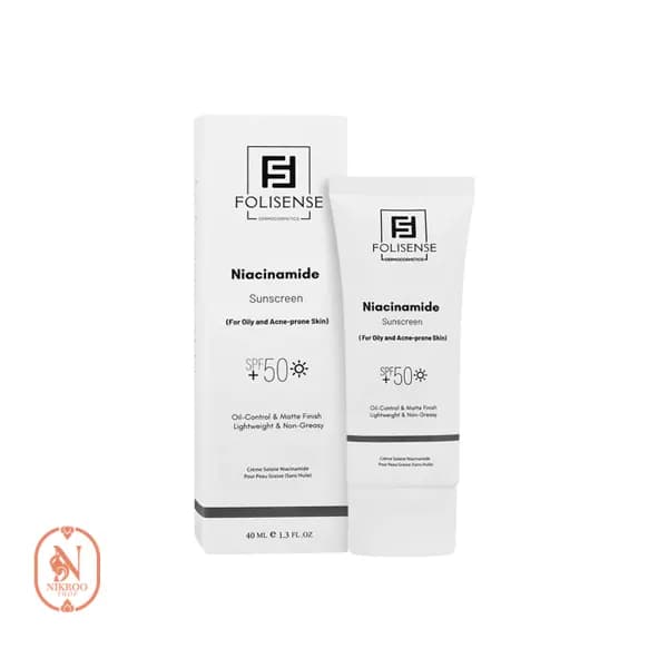 کرم ضد آفتاب بیرنگ فولیسنس مدل نیاسینامید SPF 50 حجم 40 میل