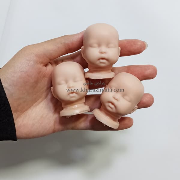 سر عروسک نی نی جاسوییچی سلیکونی کد 10 — تصویر ۲
