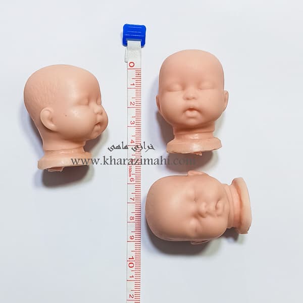 سر عروسک نی نی جاسوییچی سلیکونی کد 10 — تصویر ۳
