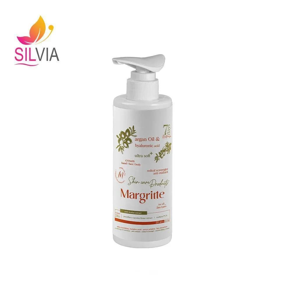 کرم آبرسان و مرطوب کننده روغن آرگان مارگریت 250 میل — تصویر ۲