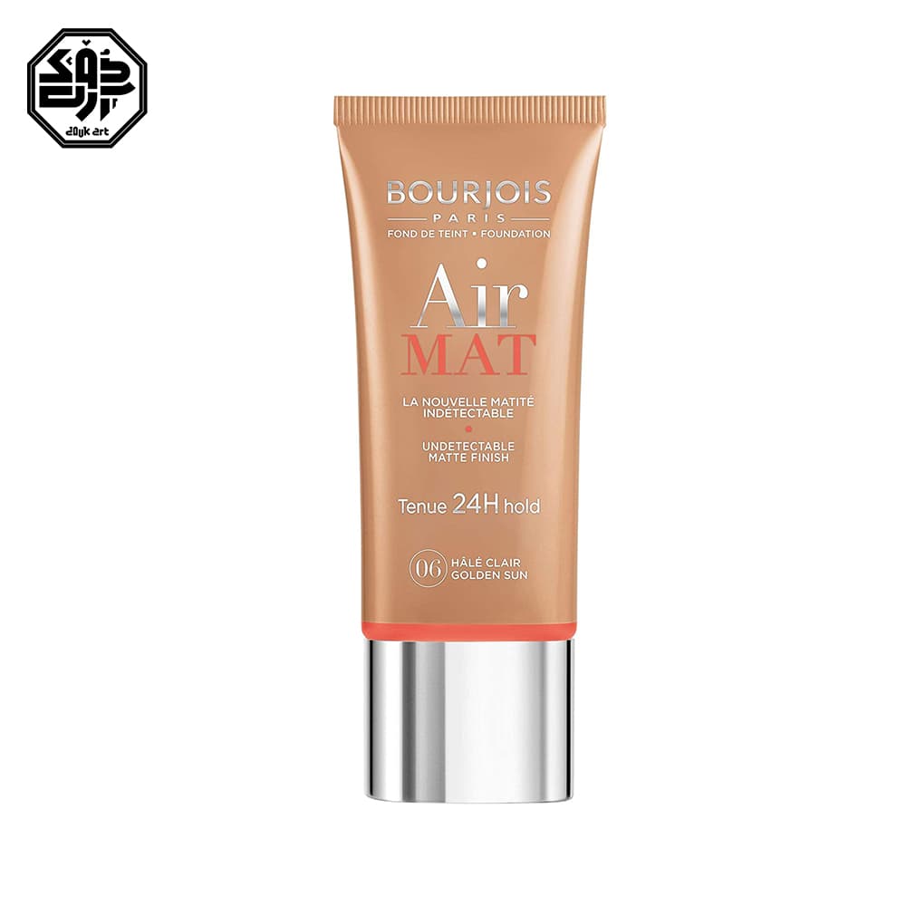 کرم پودر مات 24 ساعته بورژوآ Air Mat طلایی شماره 06 با SPF 10