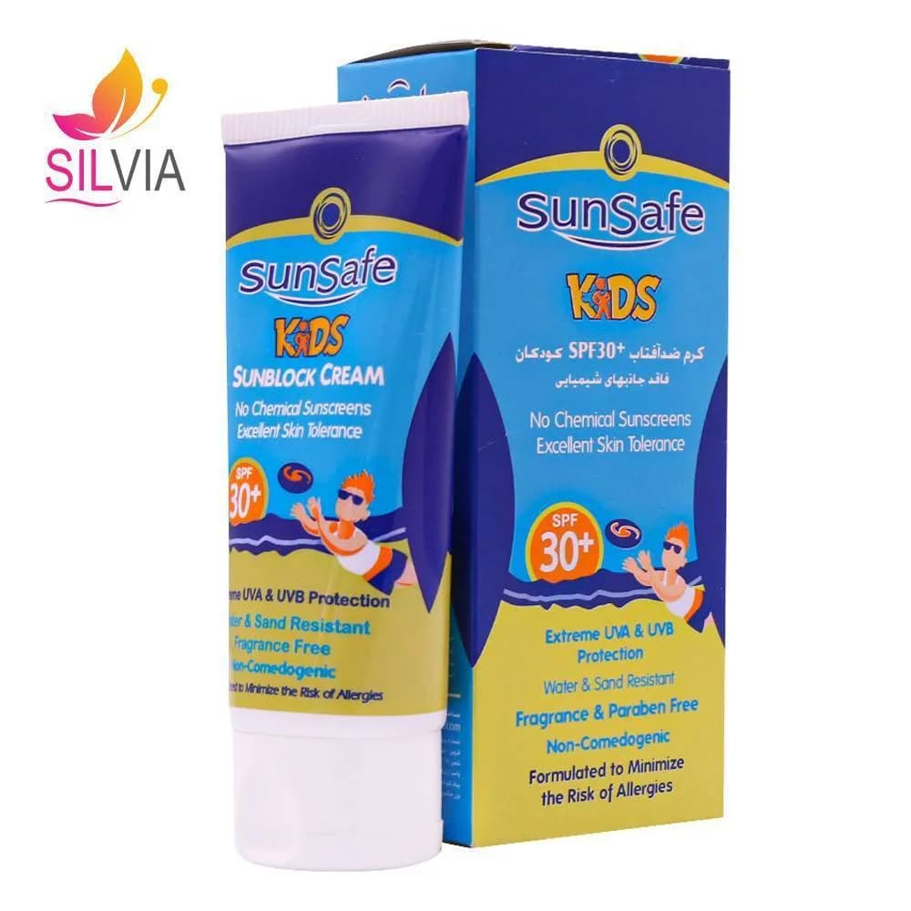 کرم ضد آفتاب کودکان SPF30 سان سیف 50 میل — تصویر ۲