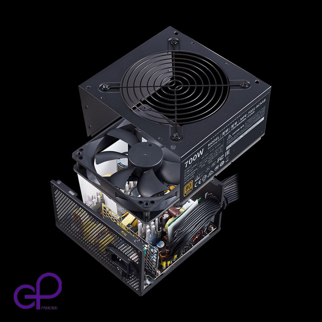 پاور کیس کولرمستر MWE 700 BRONZE – V2 با توان 700 وات — تصویر ۵