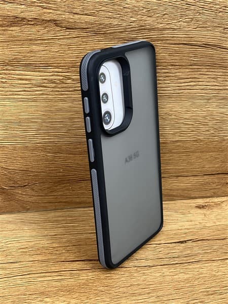 گارد مات samsung a36 مشکي دور طوسي — تصویر ۲