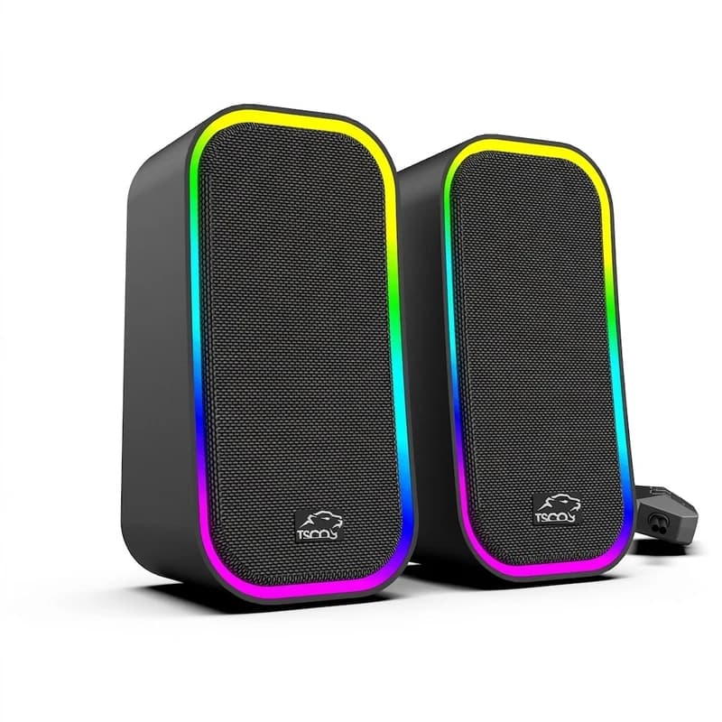 اسپیکر گیمینگ دسکتاپ تسکو مدل GS 2076 مشکی — تصویر ۲