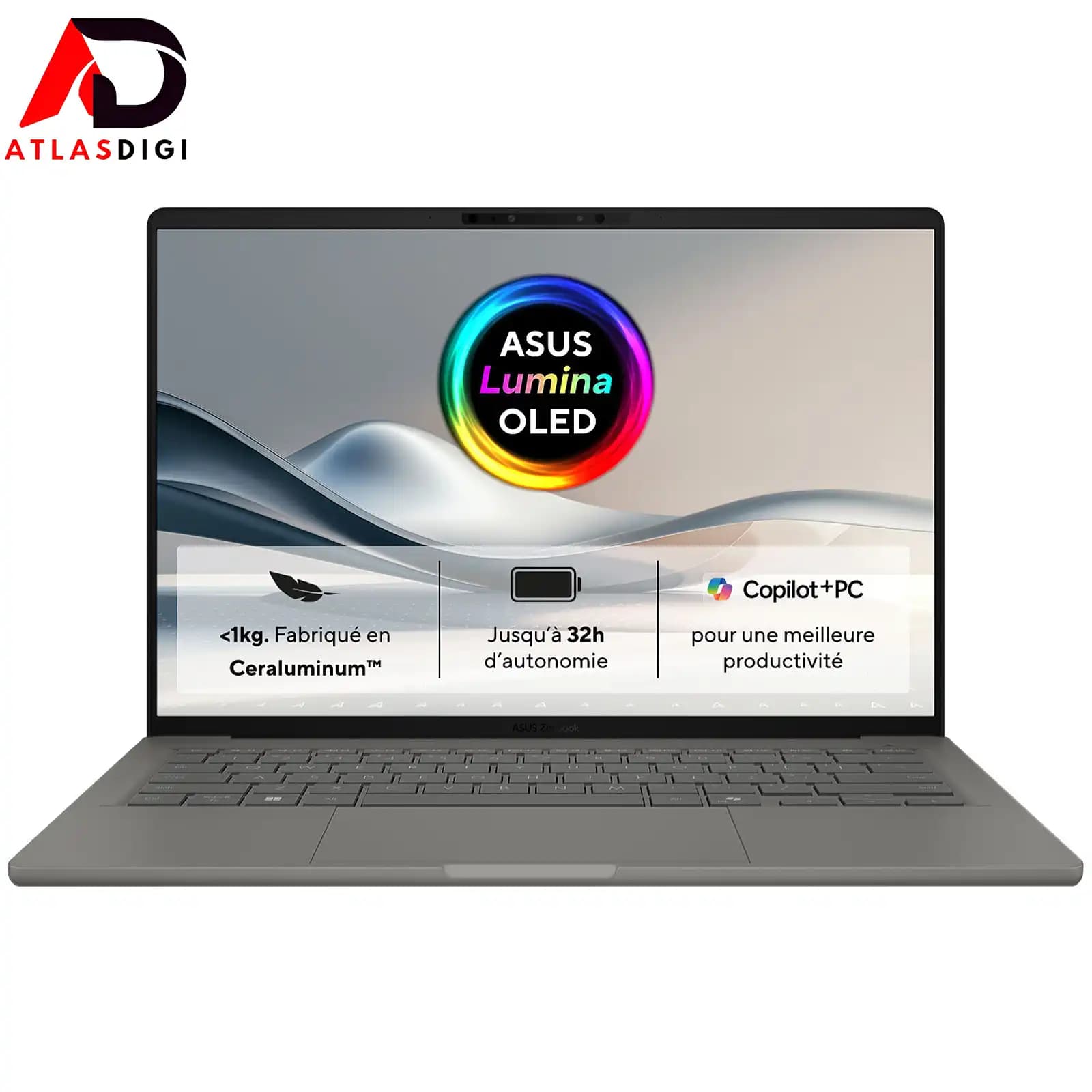لپ تاپ ایسوس زنبوک مدل ZenBook 14 OLED UX3405CA 2025 Ultra 7(255H) Ram 16GB SSD 1TB — تصویر ۳