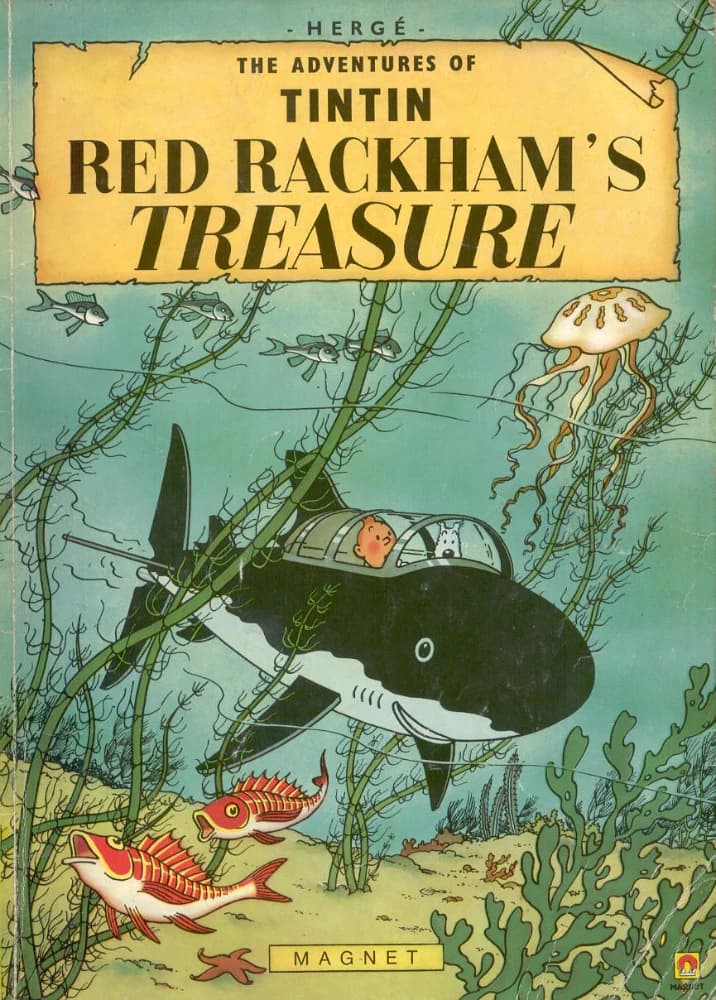کتاب گنج راکهام سرخ (Red Rackham’s Treasure: The Adventures of Tintin 12) نسخه انگلیسی PDF | هرژه